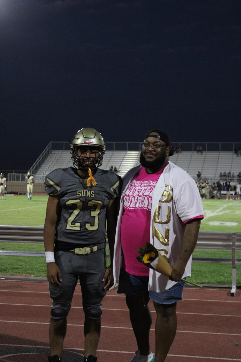 Gabriel Bocardo and Activities Director Desmond Ramey