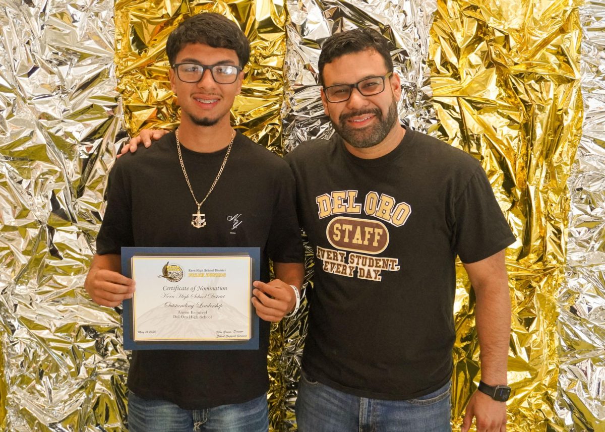 Junior Aaron Esquivel was nominated for the Outstanding Leadership category at this year's PEAAK Awards, which were held on May 14.