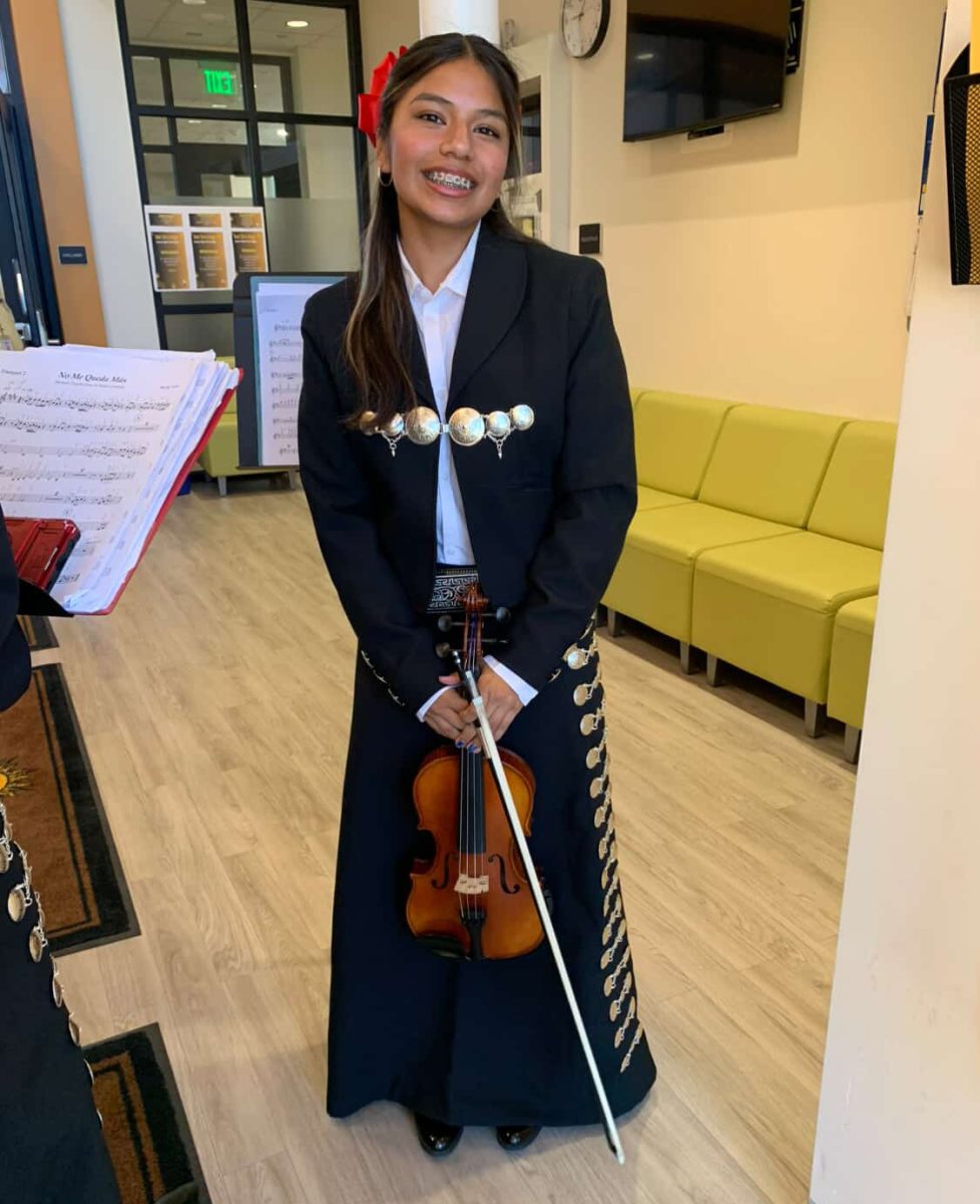 Senior Estefany Cano, The Sunburst's editor-in-chief, is also active in soccer and Mariachi. She was The Sunburst's photo editor as a sophomore and junior.