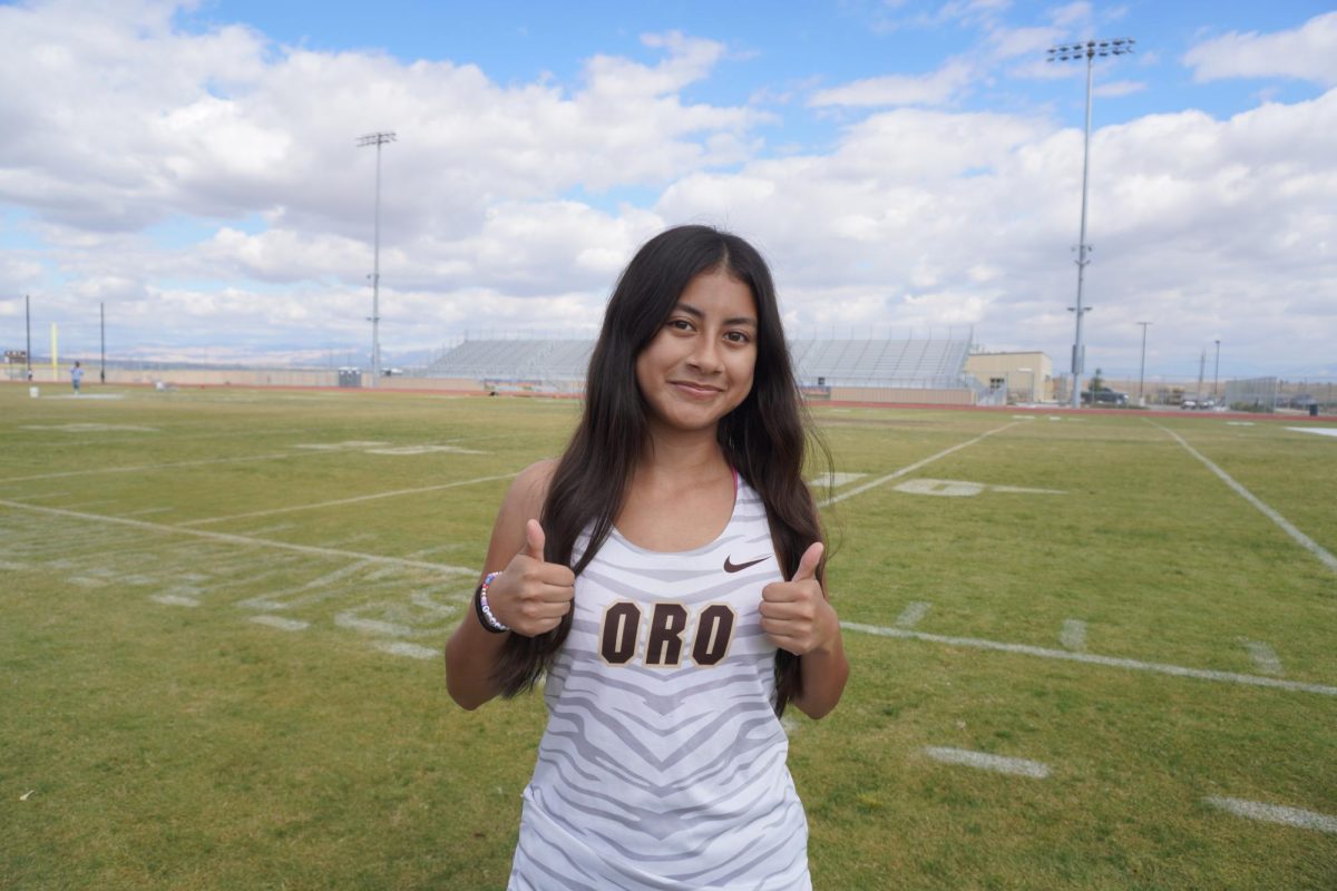 Senior Sonia Alba leads the Suns girls' cross country team.