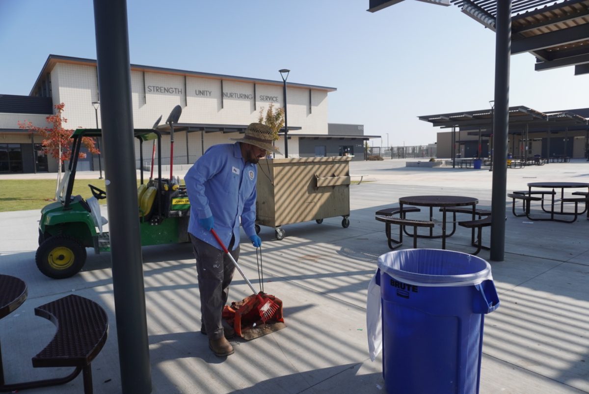 Andy Ramirez has been a custodian with the Kern High School District for five years.