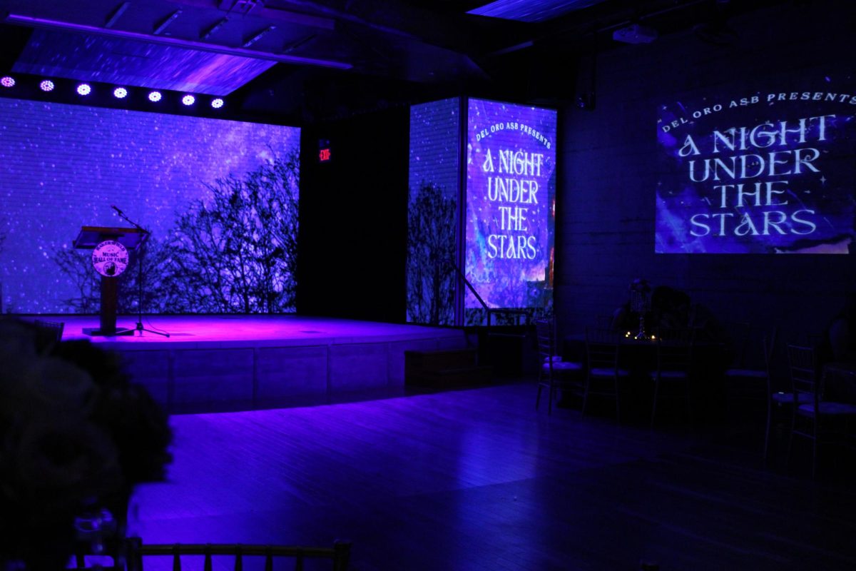 Last year's Winter formal, "A Night Under the Stars," was Del Oro's first off-campus dance and was held at the Bakersfield Music Hall of Fame. This year's event, "Winter Wonderland," will be at the Kern County Fairgrounds.