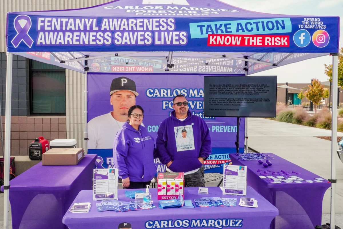 Loretta (Left) and Chris Medica are the founders of the Carlos Marquez Forever 34 Foundation, a non-profit group that educates people on the need for fentanyl awareness and the dangers of drug overdoses.